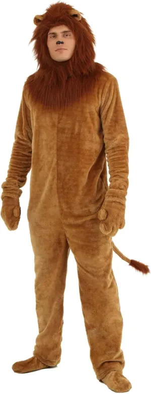 Regal Roars Await! Deluxe Plus Size Lion Costume | Unleash Your Inner Jungle King | Designed for Ferocity