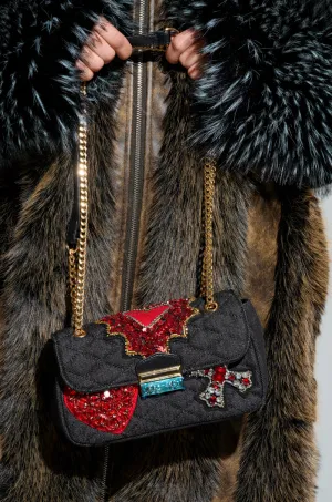 REGIS PATCHWORK QUILTED PURSE