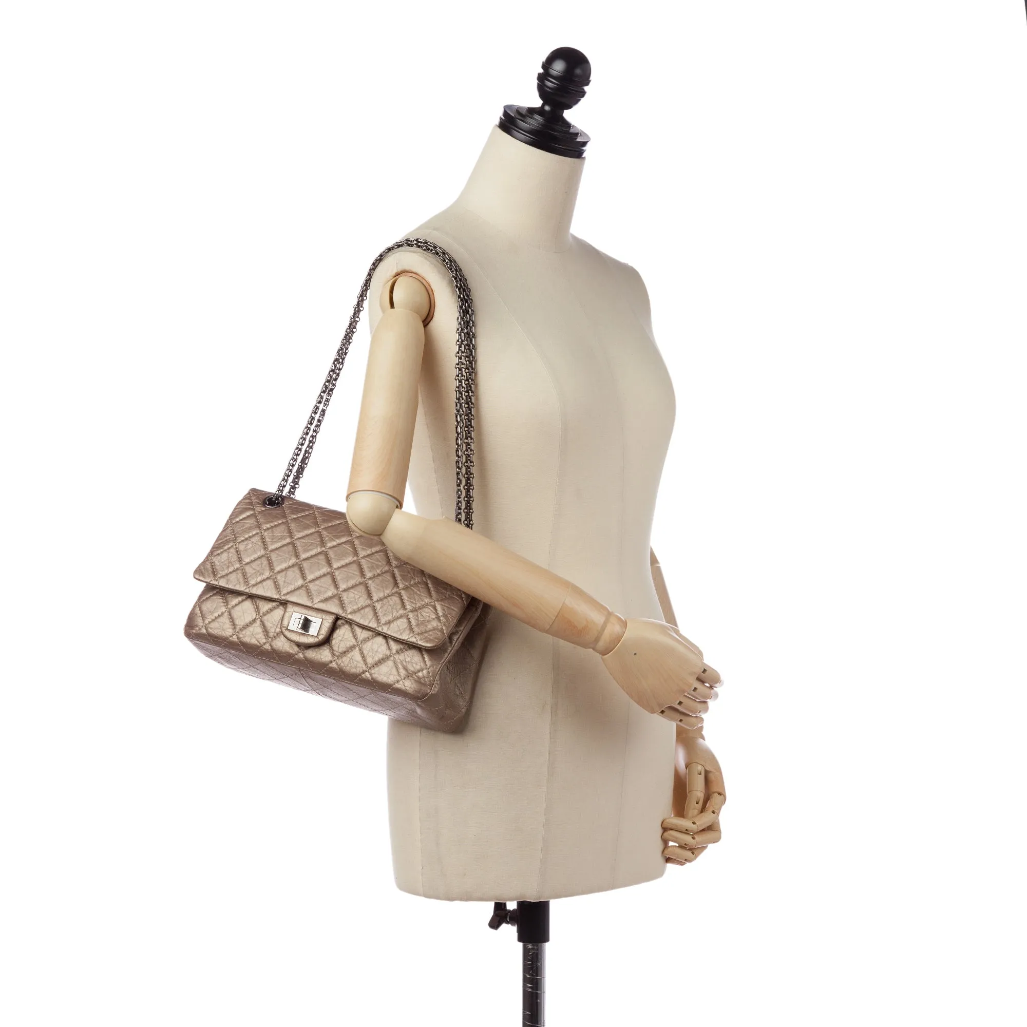 Reissue 228 Lambskin Double Flap Bag