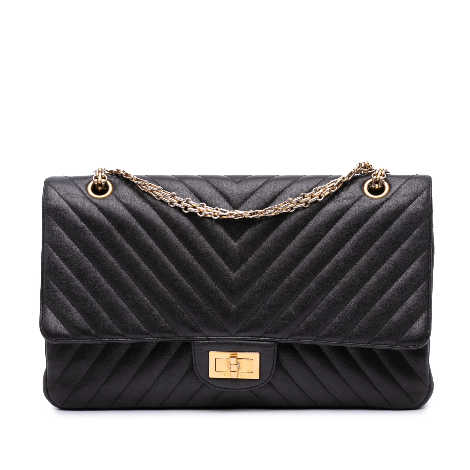 Reissue 2.55 Chevron Sheepskin Double Flap 227