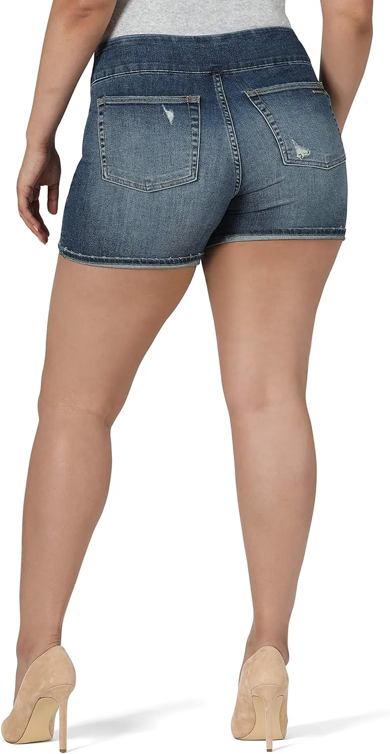 Rock & Republic Womens Denim Rx Fever Stretch 4.5" Short