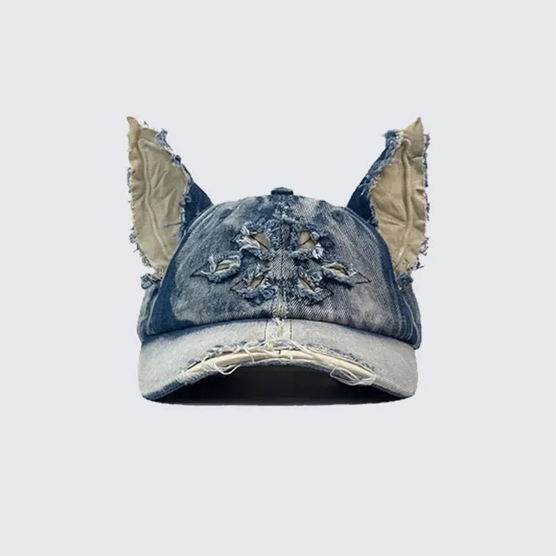 Rogue Ripped Denim  Cap