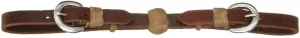 Royal King Leather Curb Strap with Rawhide Ball