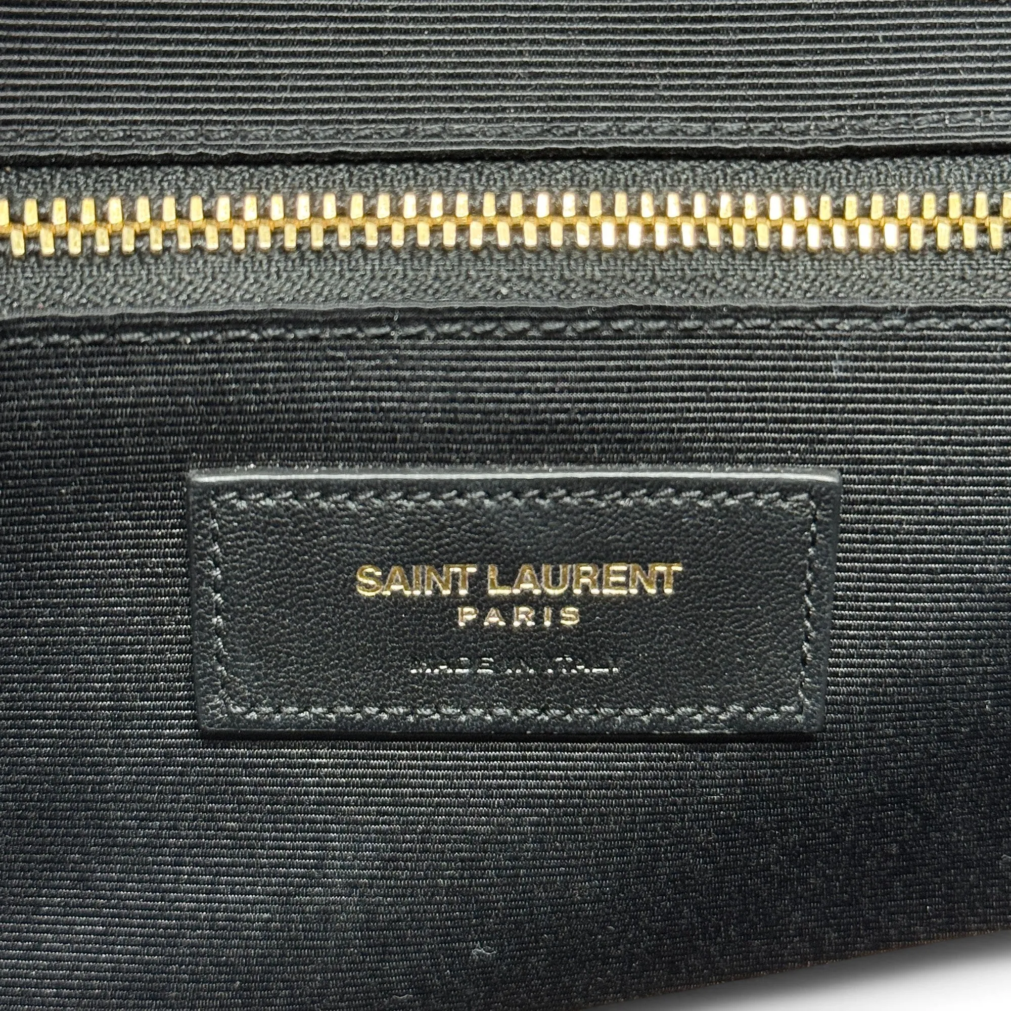 Saint Laurent Beige Large Envelope Bag