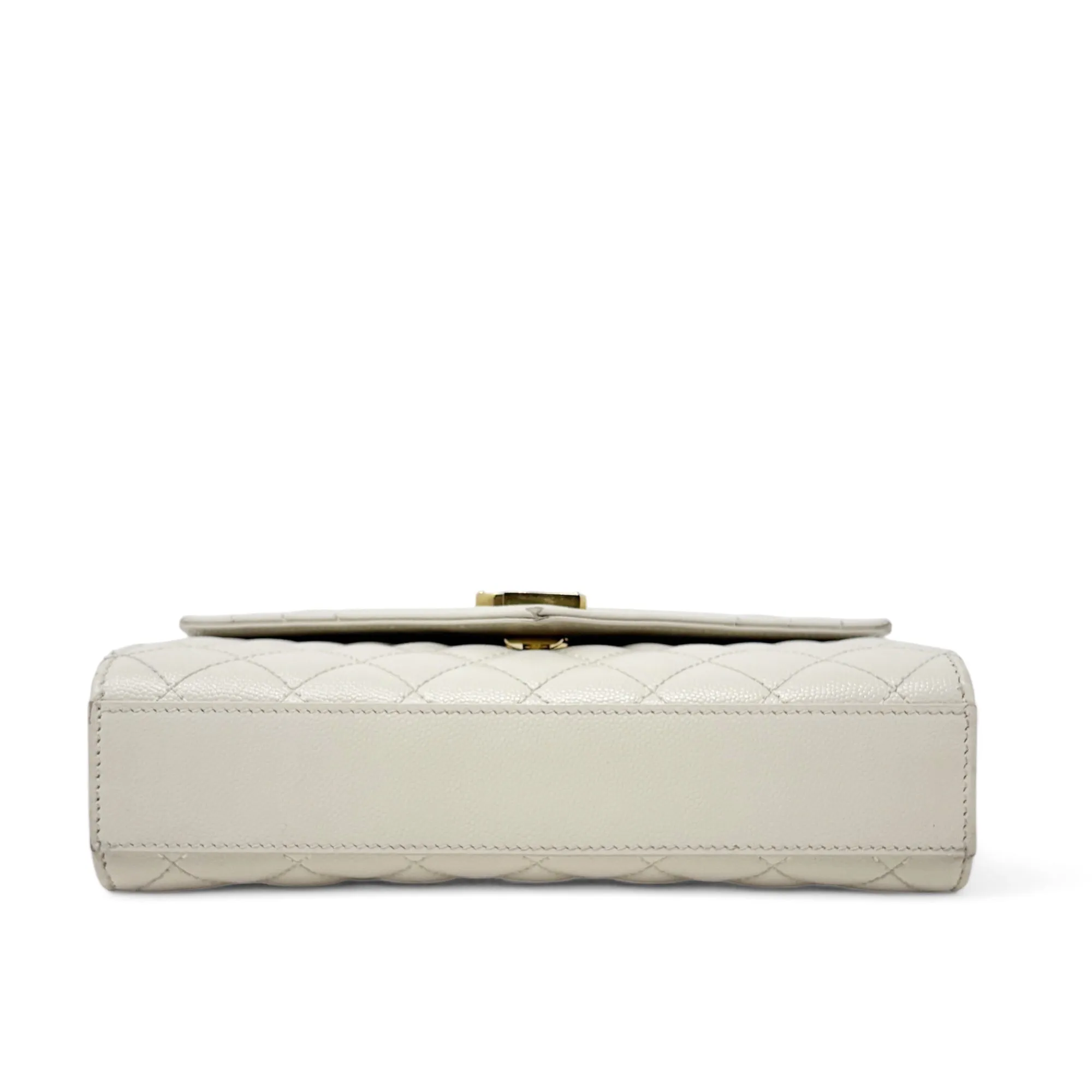 Saint Laurent Blanc Vintage Small Envelope Bag