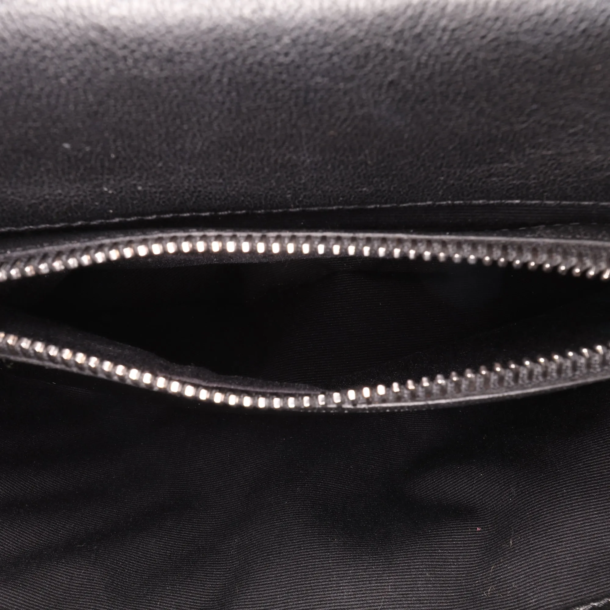 Saint Laurent Medium Chevron Studded Sheepskin Monogram College Satchel