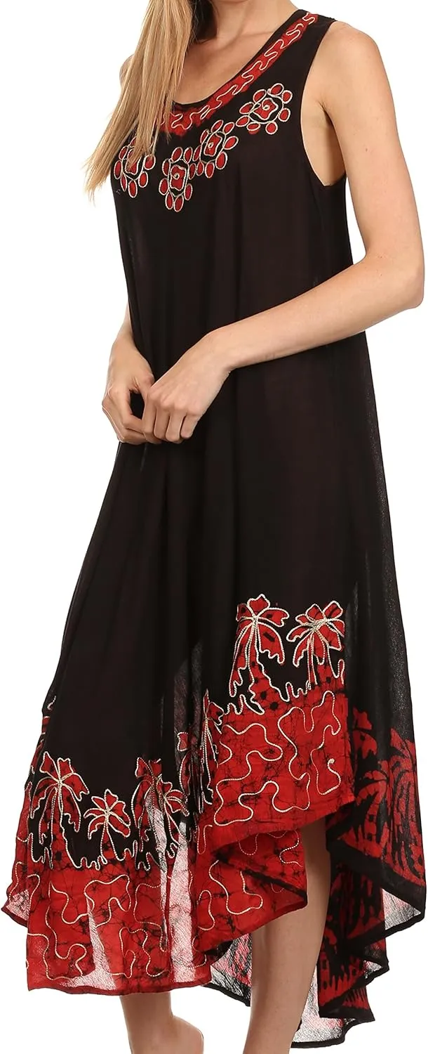 Sakkas Sundari Caftan Tank Dress/Cover Up