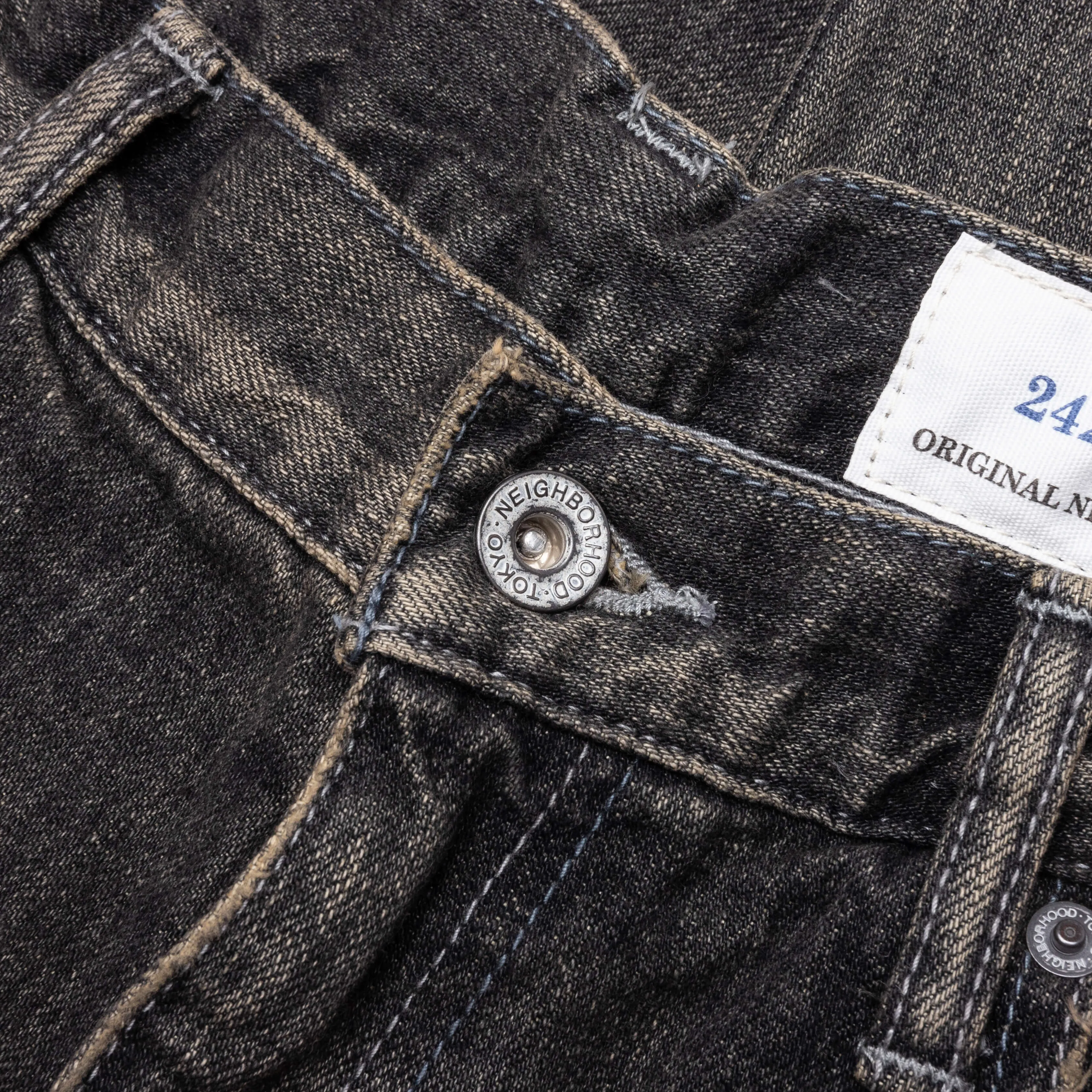 Savage Denim DP Basic Pants - Black