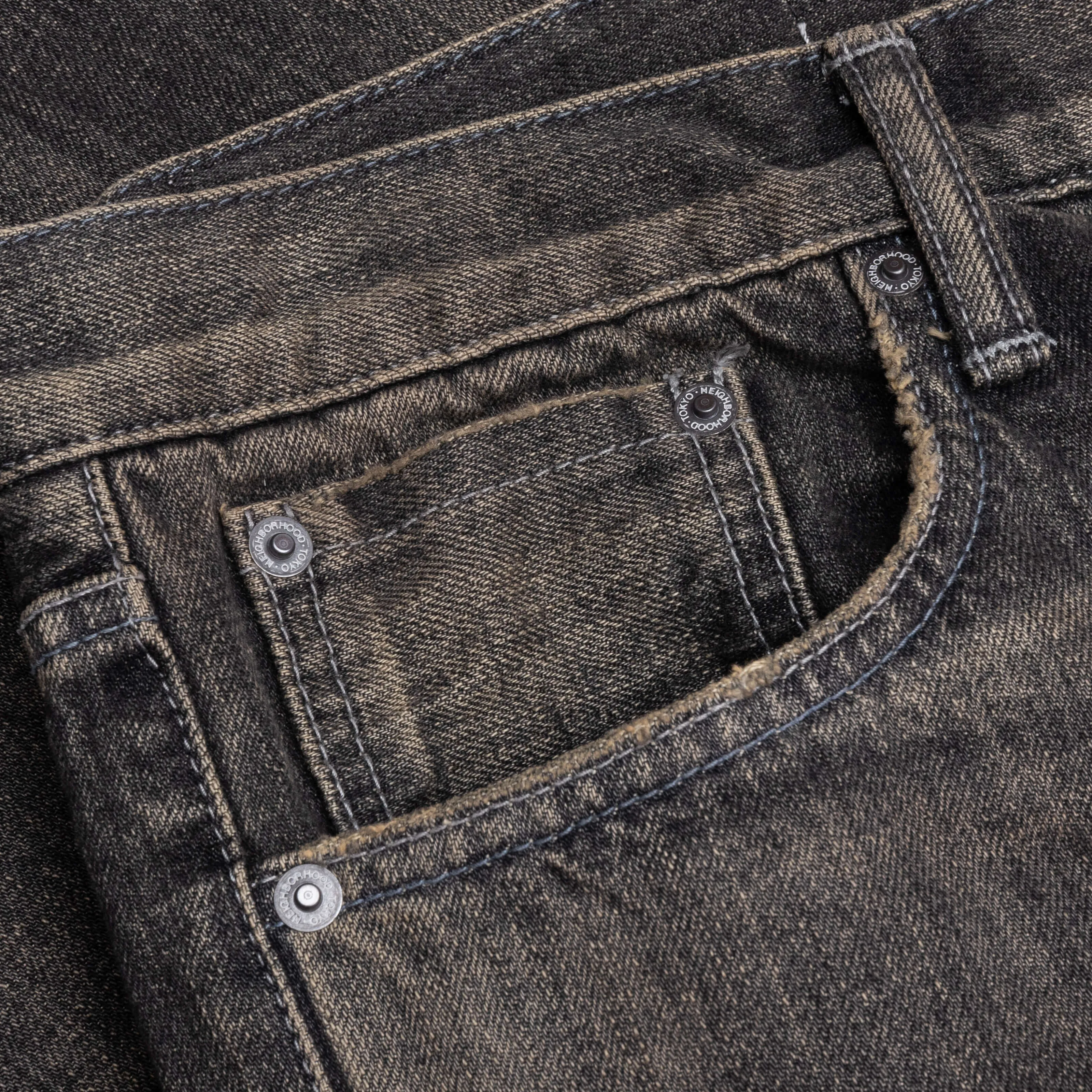 Savage Denim DP Basic Pants - Black