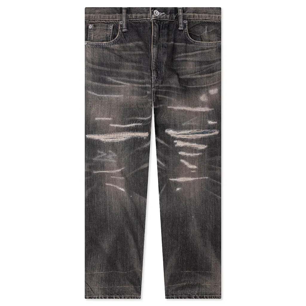 Savage Denim DP Basic Pants - Black