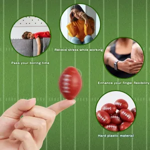 SCIONE 72 Pack Football Fidget Spinner Football Party Favors for Kids, Fidget Toys Bulk, Stress Balls, Goodie Bag Stuffers for Birthday Gifts, Treasure Box Toys for Classroom