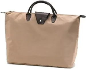 Short Handle Fold-Up Bag - Sand