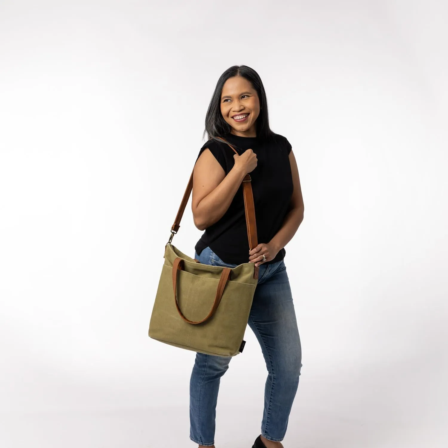 Simple Modern Canvas Tote Bag for Women
