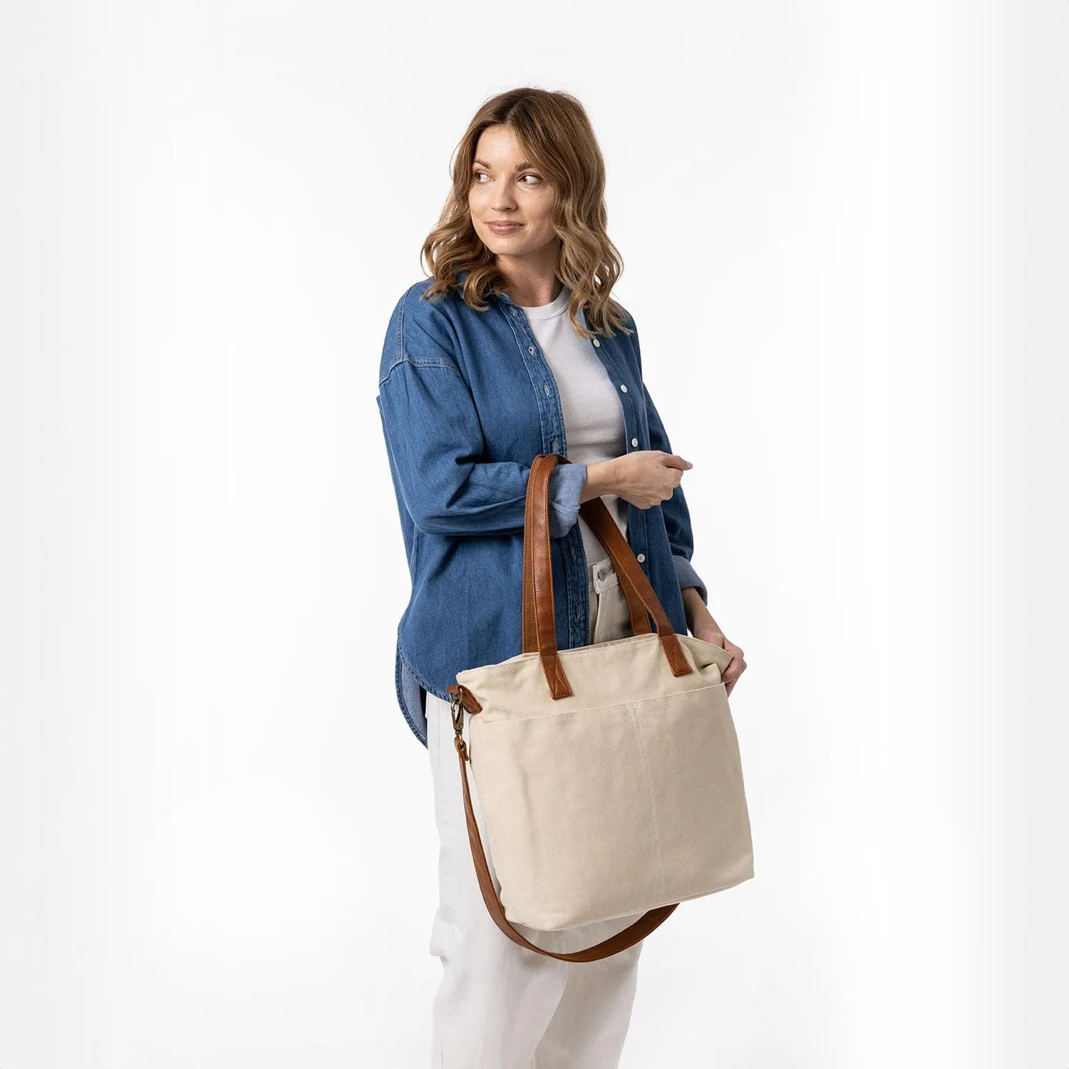 Simple Modern Canvas Tote Bag for Women