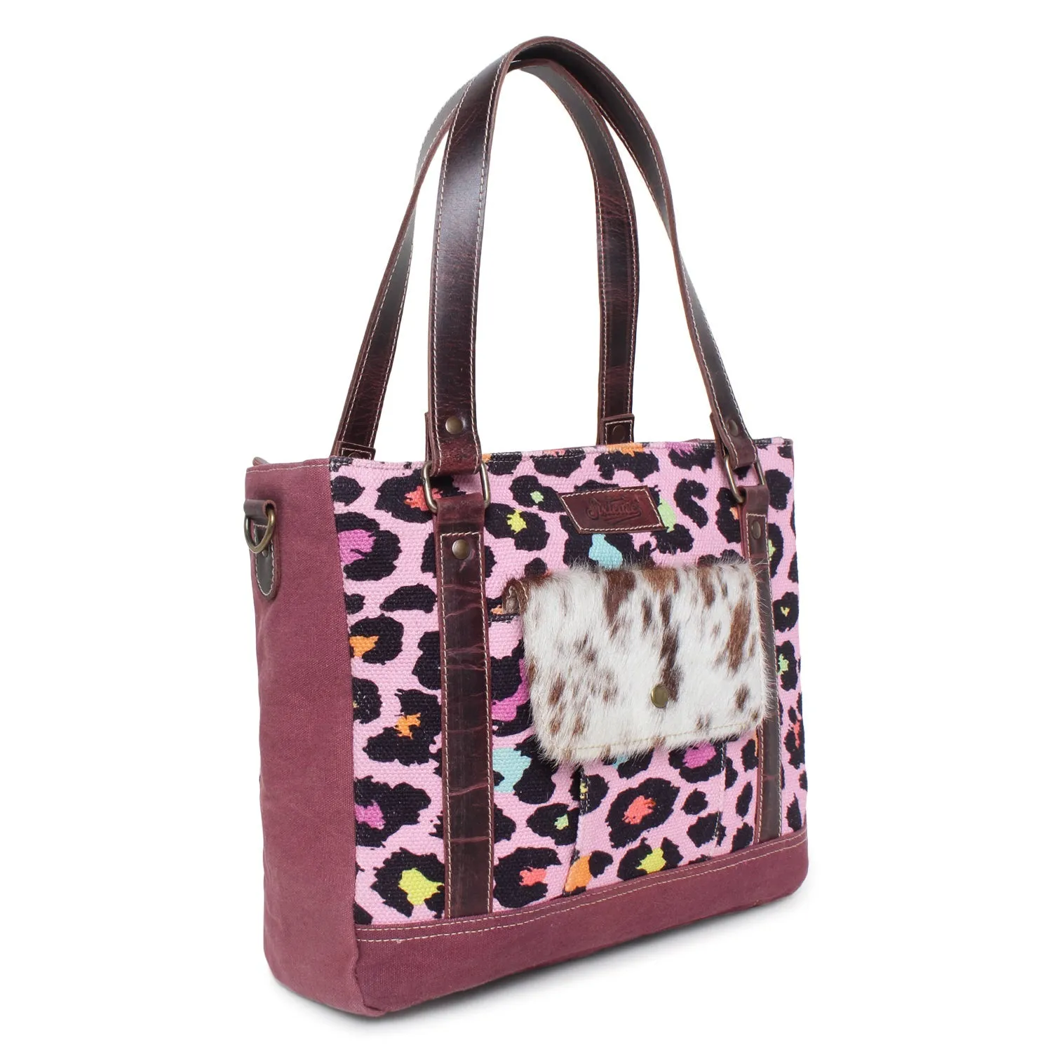 Sixtease Up-cycled Canvas Functional Tote Bag: Sustainable Style, Urban Versatility, Perfect for Effortless Everyday Adventures! - (SB-4083)