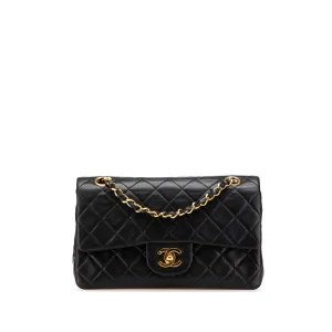 Small Classic Lambskin Double Flap