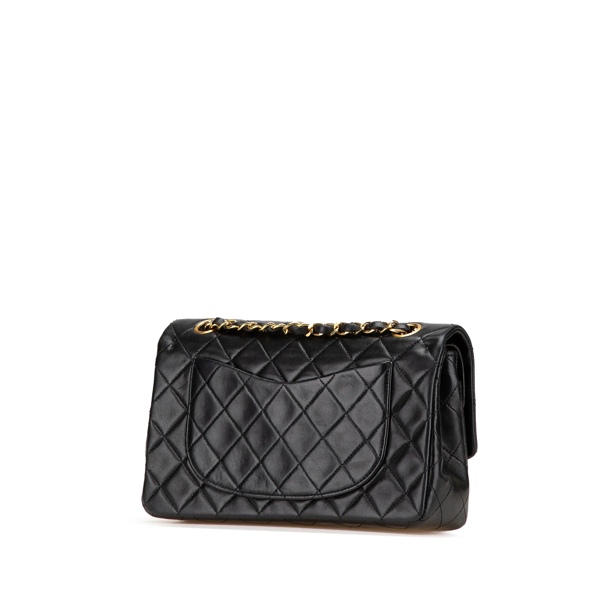 Small Classic Lambskin Double Flap