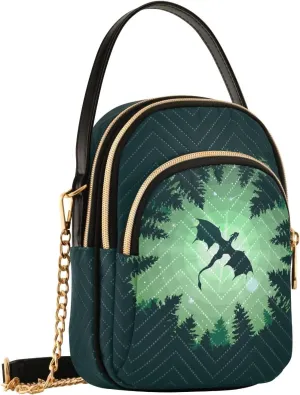 Small Cross body Bags for Women Quilted Crossbody Cell Phone Shoulder Purse Handbags Wallet Detachable Chain Bag
