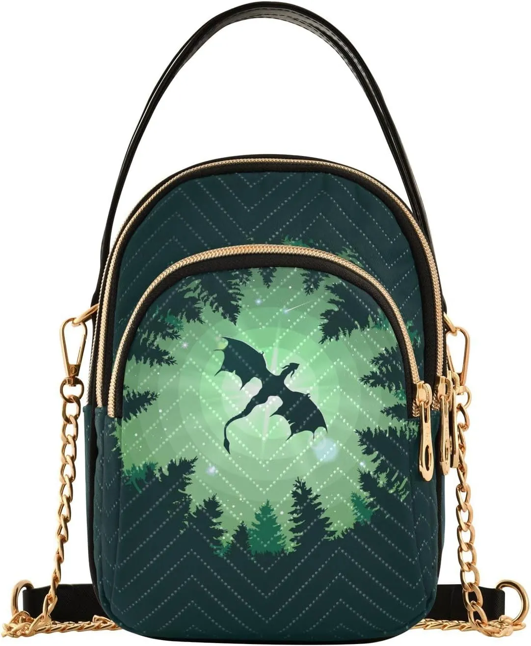 Small Cross body Bags for Women Quilted Crossbody Cell Phone Shoulder Purse Handbags Wallet Detachable Chain Bag