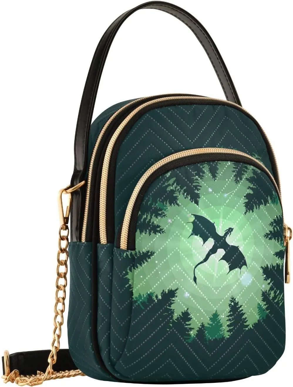 Small Cross body Bags for Women Quilted Crossbody Cell Phone Shoulder Purse Handbags Wallet Detachable Chain Bag