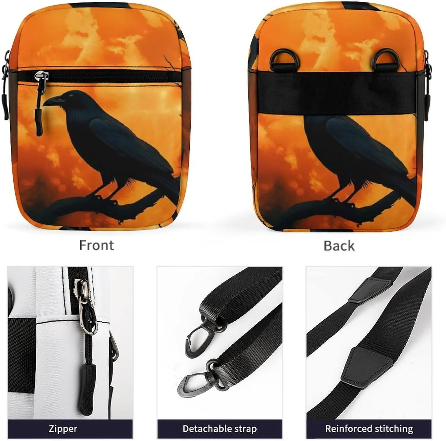 Small Crossbody Bag for Women, Casual Mini Shoulder Pouch Portable Travel Purse Cell Phone Bag