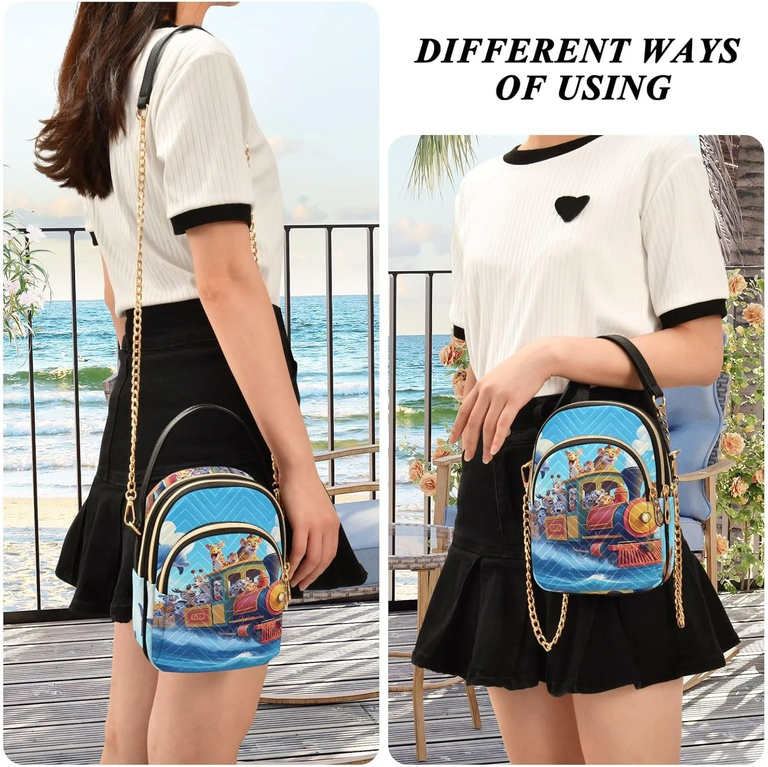 Small Crossbody Bags for Women Quilted Handbags Shoulder Purse Phone Wallet Chain Bag