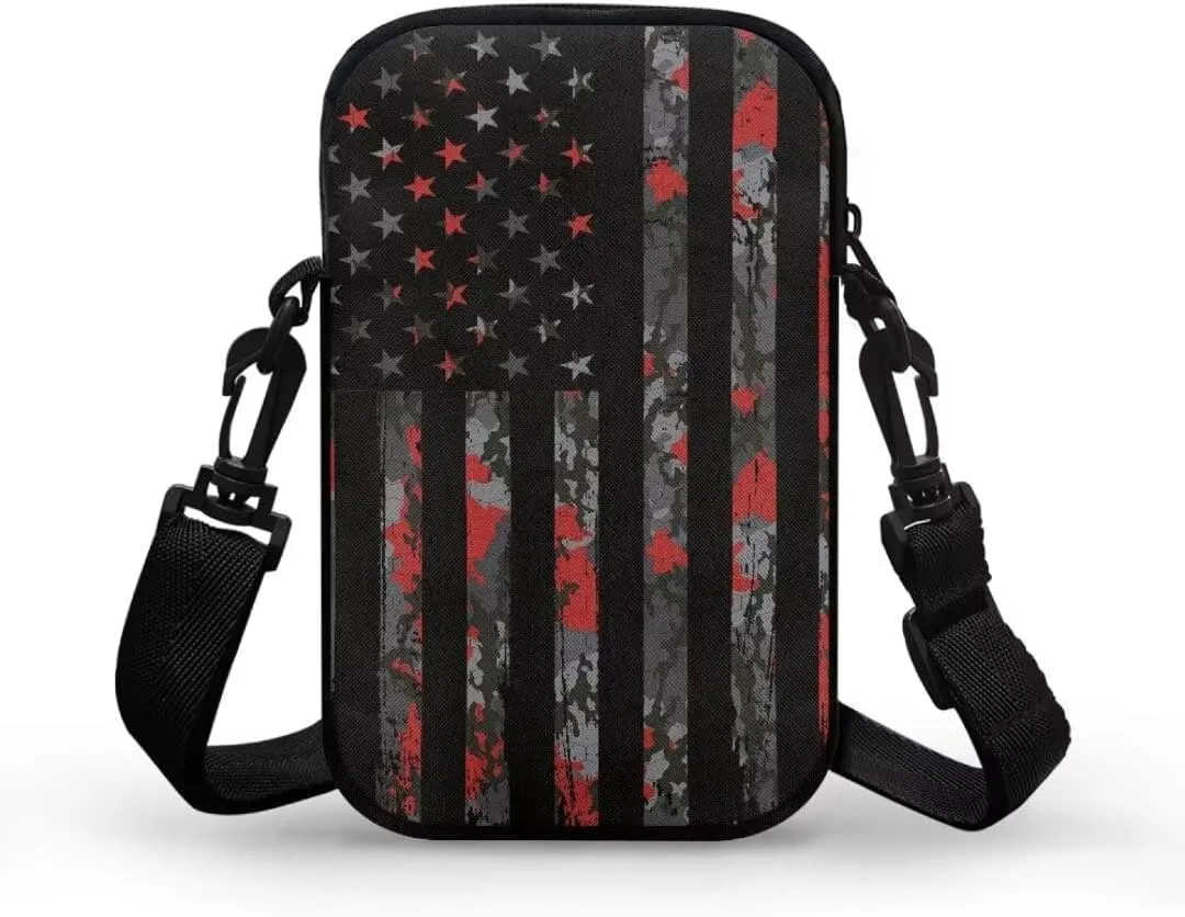 Small Crossbody Cell Phone Purse, Lightweight Mini Messenger Shoulder Handbag Wallet with Adjustable Strap