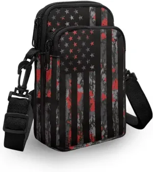 Small Crossbody Cell Phone Purse, Lightweight Mini Messenger Shoulder Handbag Wallet with Adjustable Strap