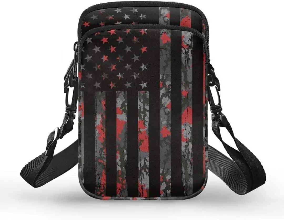 Small Crossbody Cell Phone Purse, Lightweight Mini Messenger Shoulder Handbag Wallet with Adjustable Strap