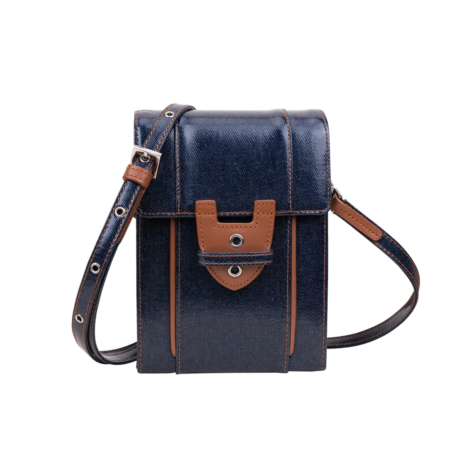 Small Denim Crossbody Bag