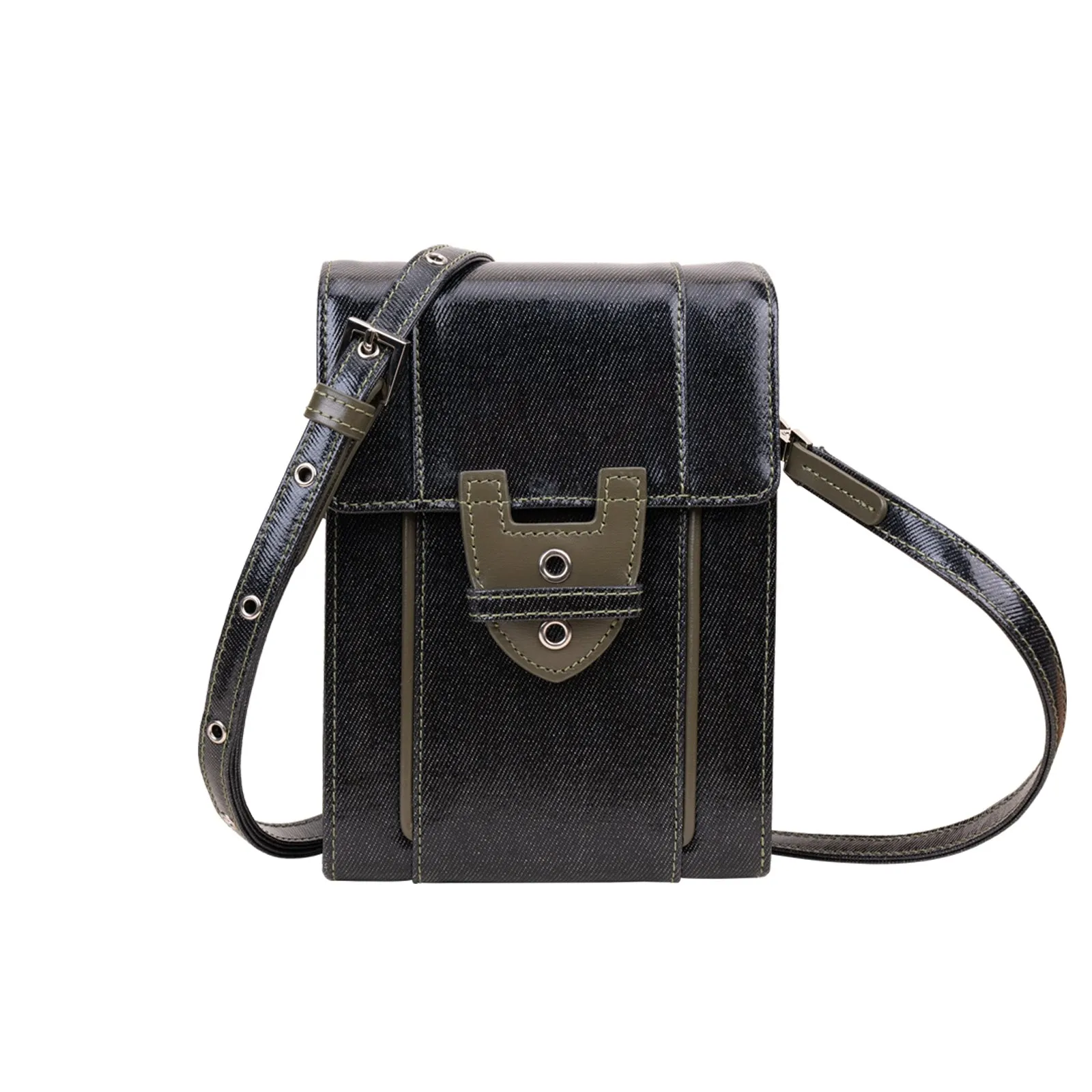 Small Denim Crossbody Bag