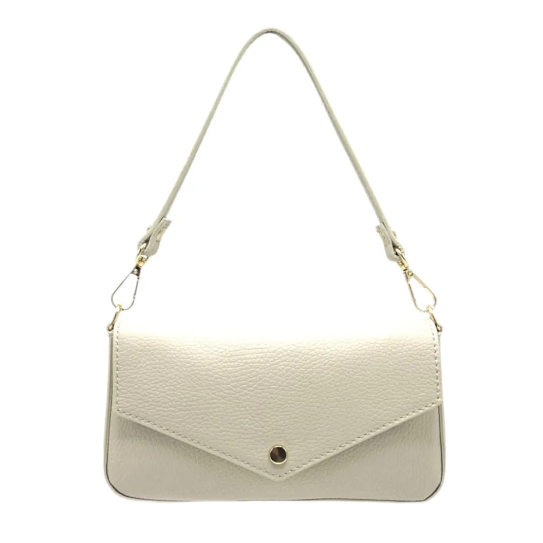 Small genuine leather shoulder bag, Made in Italy, art. 112489