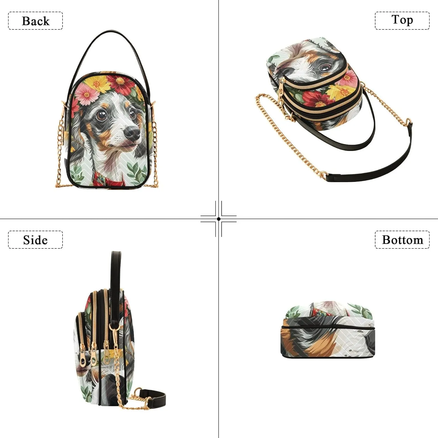Small Handbag Crossbody Bag for Women Quilted Bags Shoulder Purse Phone Wallet Chain Bag