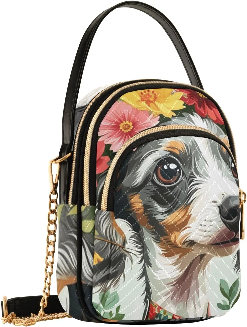 Small Handbag Crossbody Bag for Women Quilted Bags Shoulder Purse Phone Wallet Chain Bag