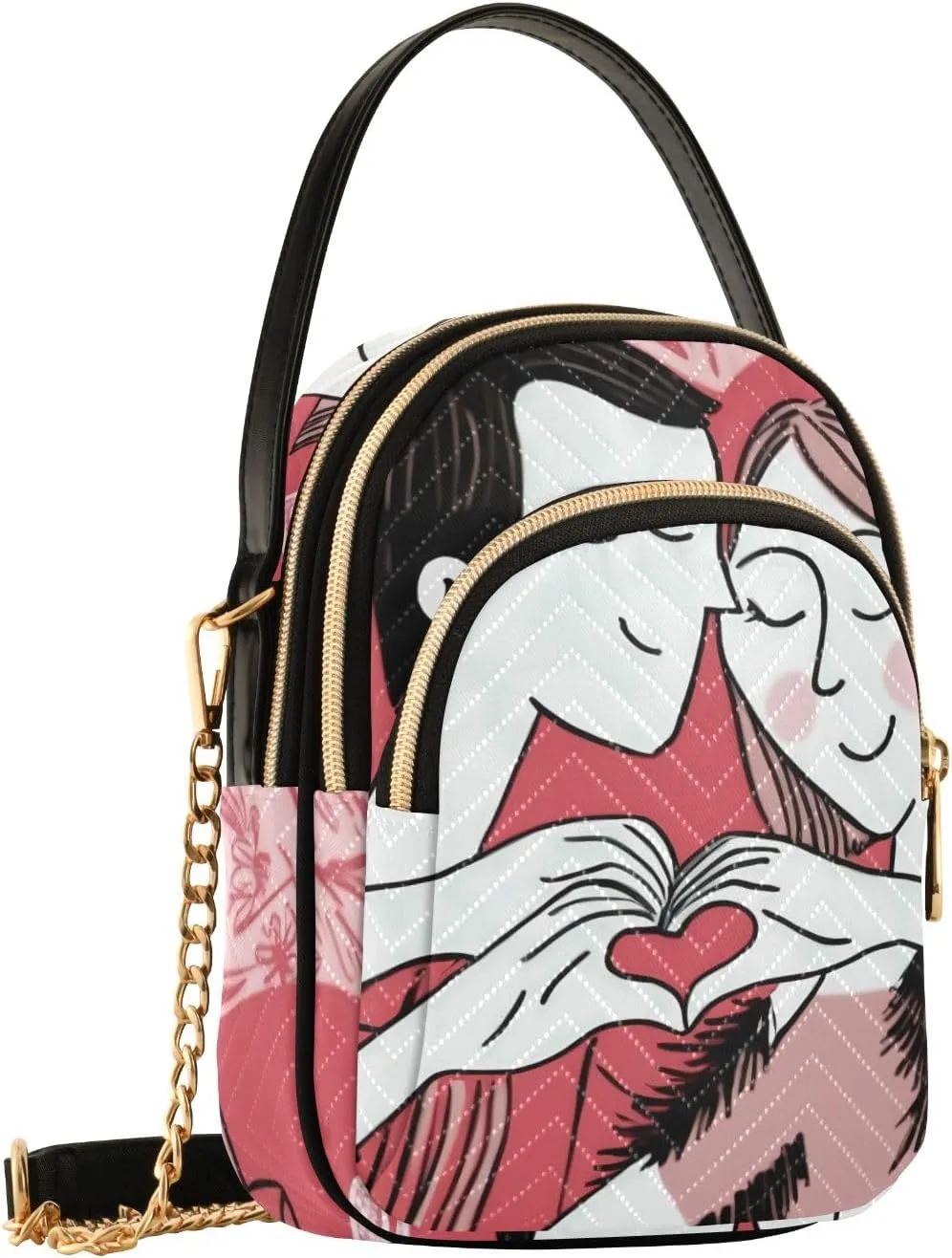 Small Handbag Crossbody Bag for Women Quilted Bags Shoulder Purse Phone Wallet Chain Bag