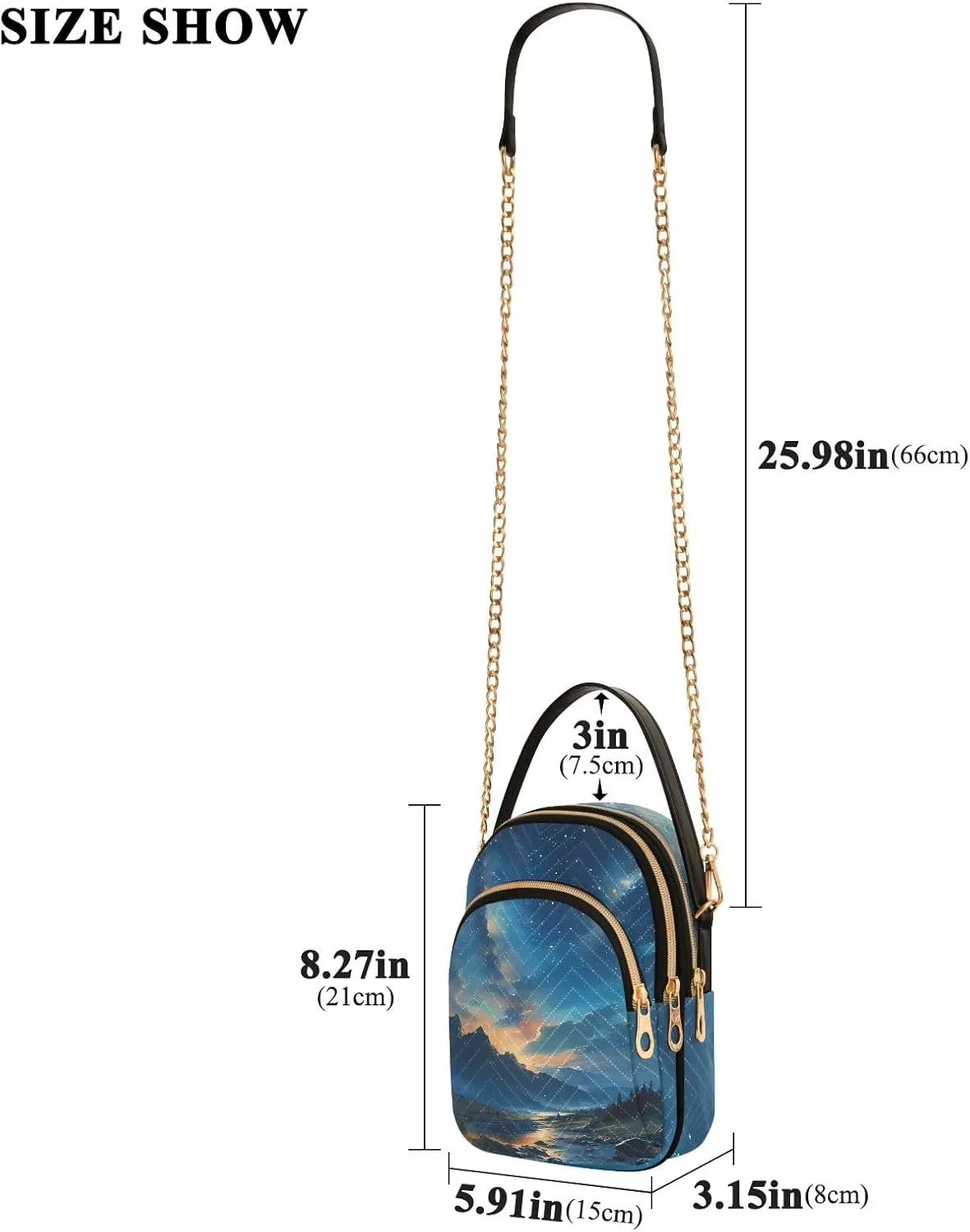 Small Handbag Crossbody Bag for Women Quilted Bags Shoulder Purse Phone Wallet Chain Bag