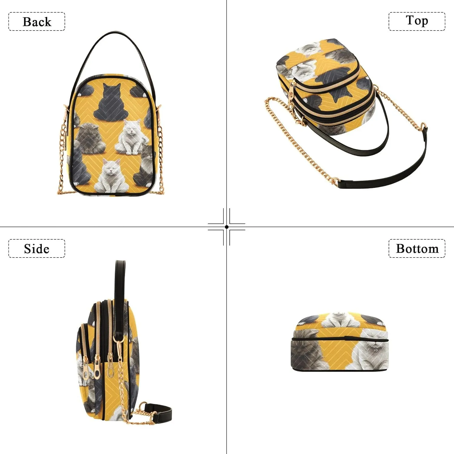 Small Handbag Crossbody Bag for Women Quilted Bags Shoulder Purse Phone Wallet Chain Bag