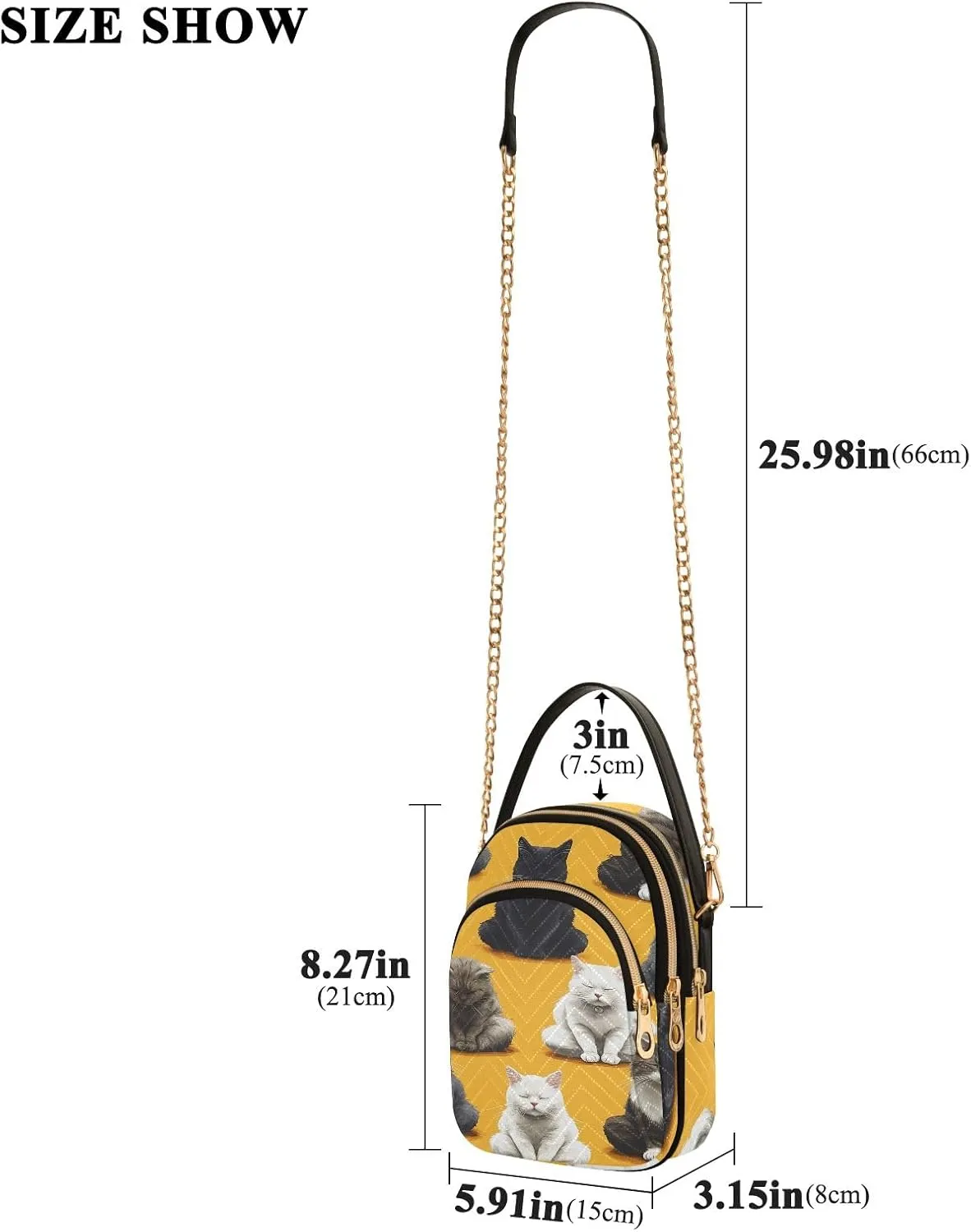 Small Handbag Crossbody Bag for Women Quilted Bags Shoulder Purse Phone Wallet Chain Bag