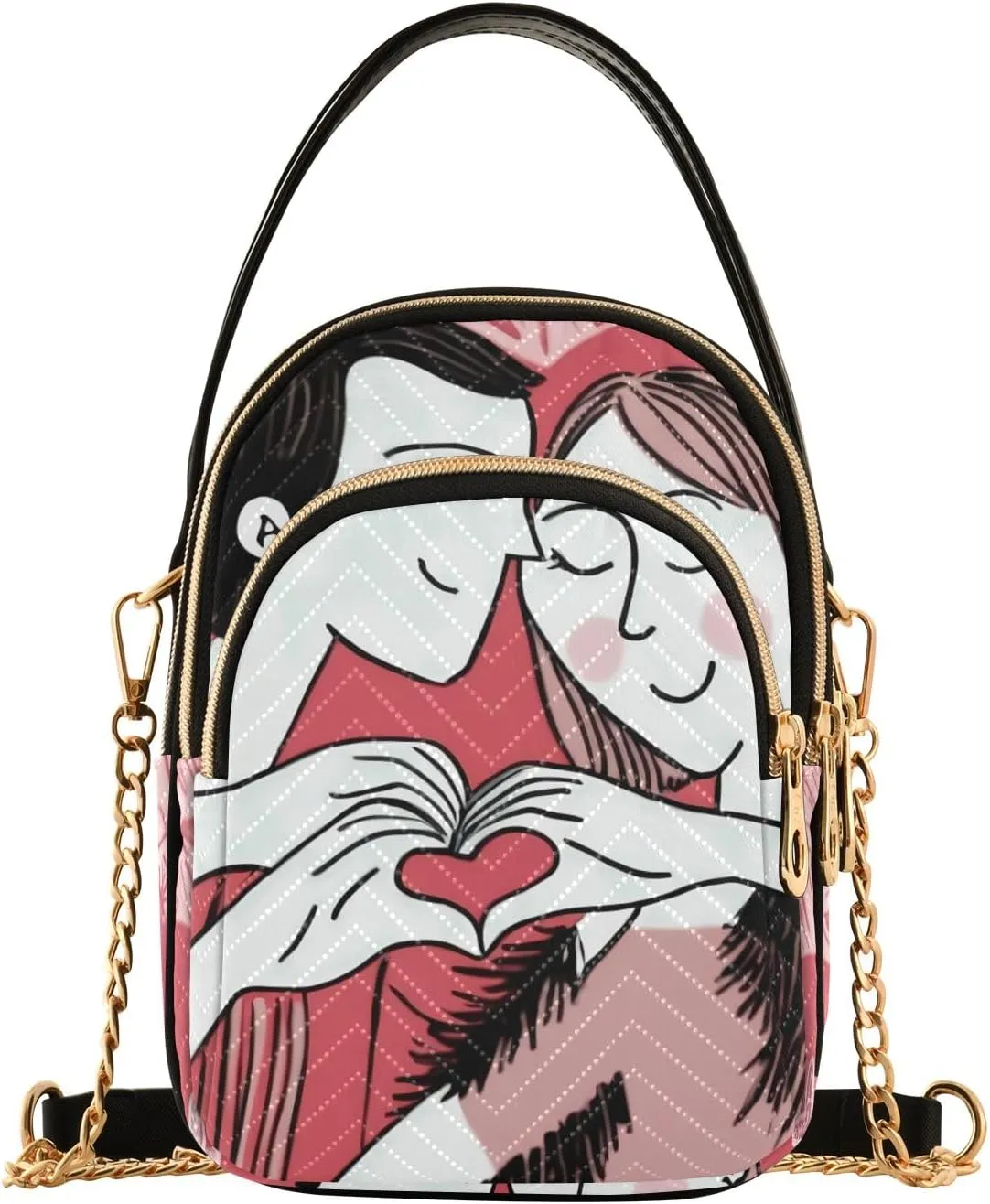 Small Handbag Crossbody Bag for Women Quilted Bags Shoulder Purse Phone Wallet Chain Bag