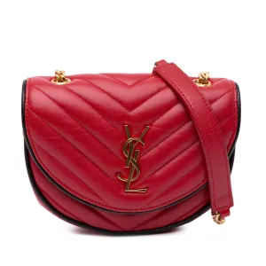 Small Leather Monogram Bubble Chain Shoulder Bag