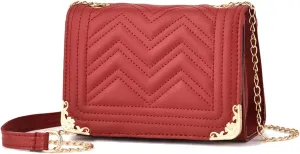 Small Red Satchel Wallet Crossbody Purse for women and Teens - Cute Cellphone Shoulder Bags for Ladies and Girls