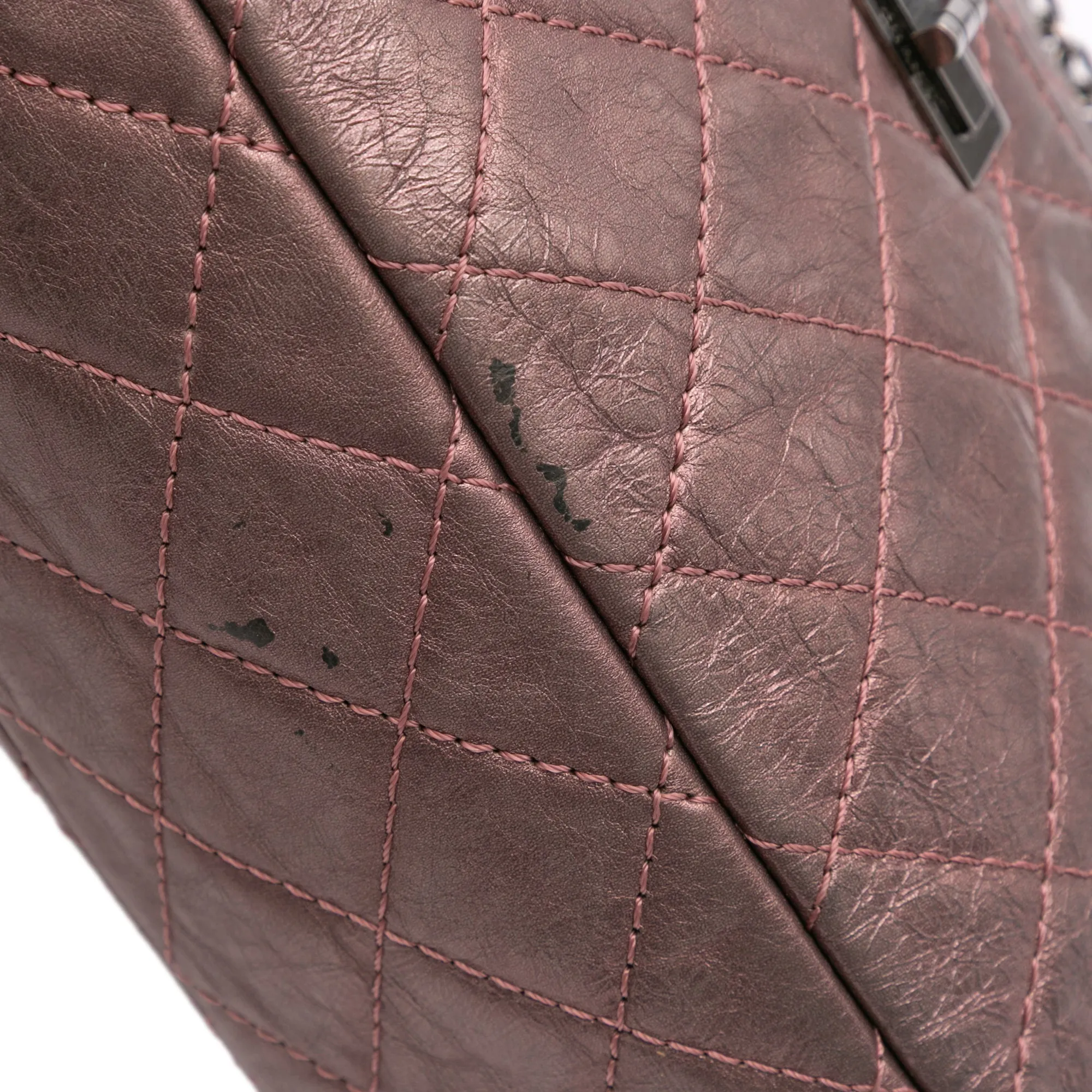 Small Reissue 2.55 Quilted Aged Calfskin Camera Bag