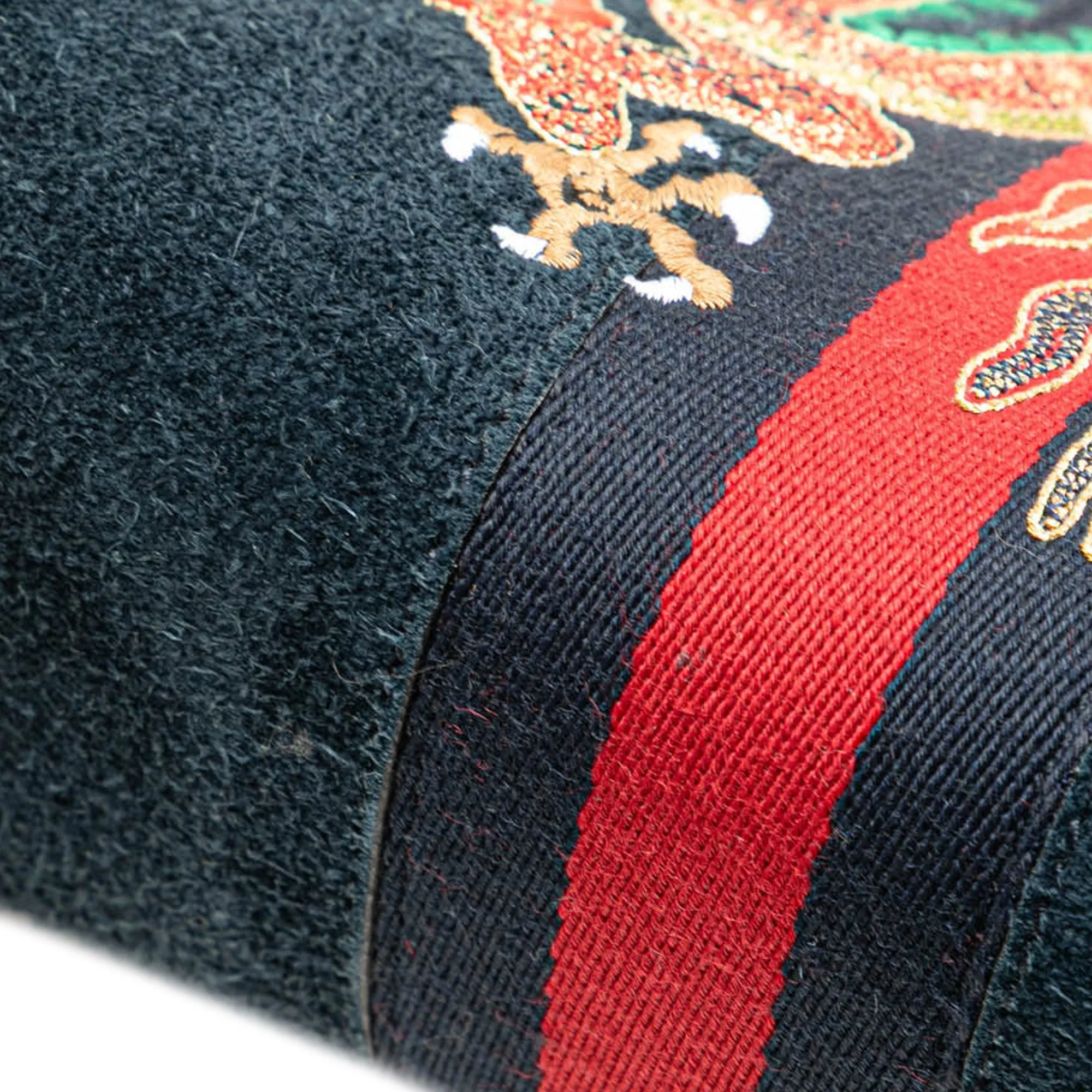 Small Suede Dragon Ophidia Shoulder Bag