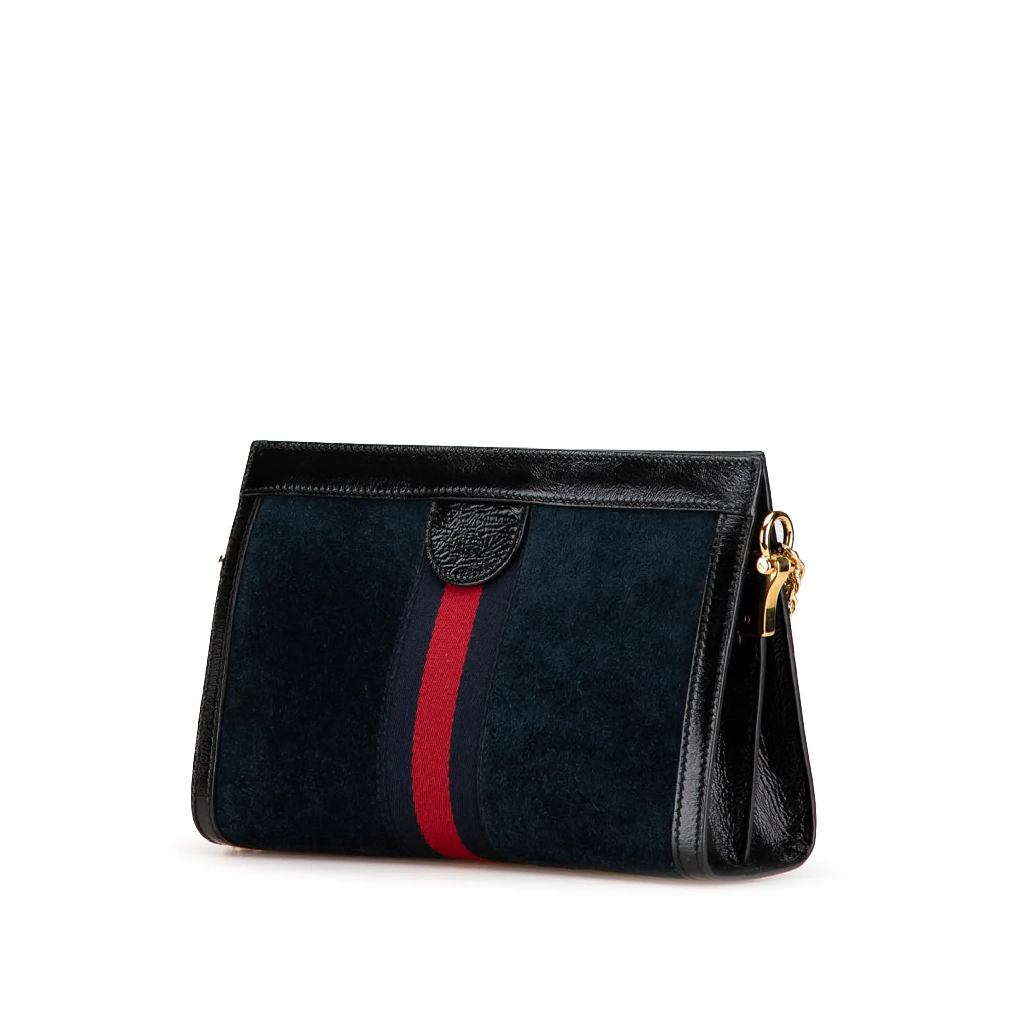 Small Suede Dragon Ophidia Shoulder Bag