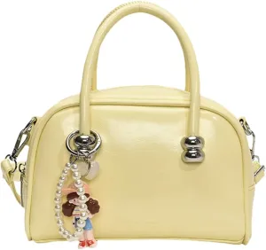 Soft PU Leather Crossbody Handbag for Women Trendy Shoulder Purse Mini Tob handle Bag