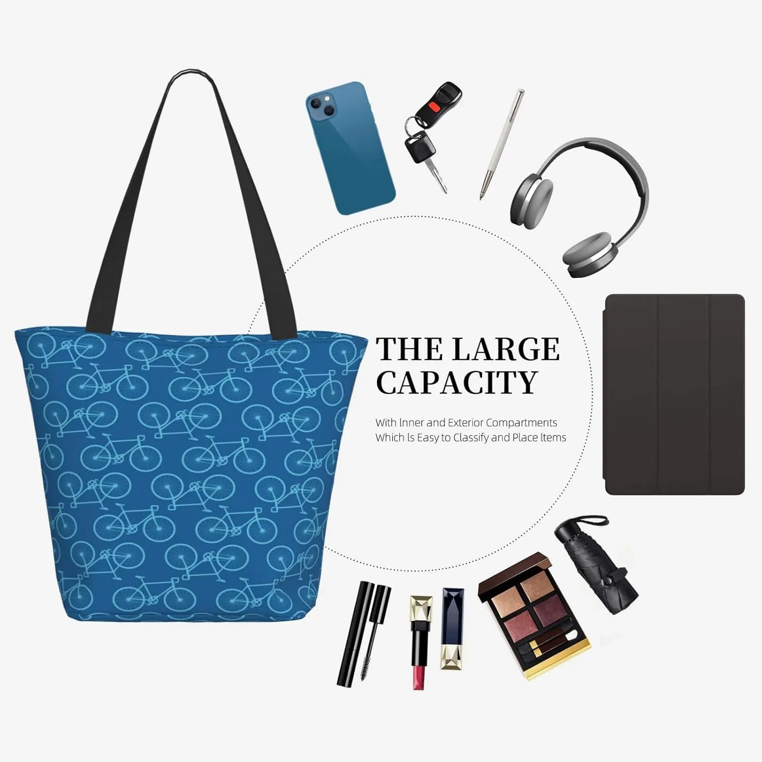 Space Meteor Star Tote Bag for Women, Travel Tote Handbags for Gym
