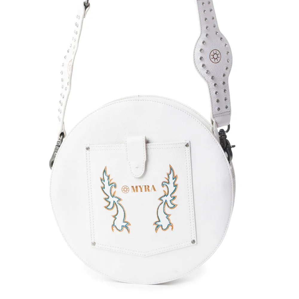 Sparkling Desert Moon Round Bag