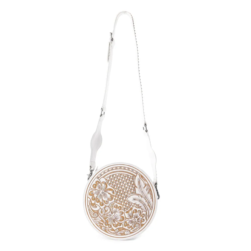 Sparkling Desert Moon Round Bag