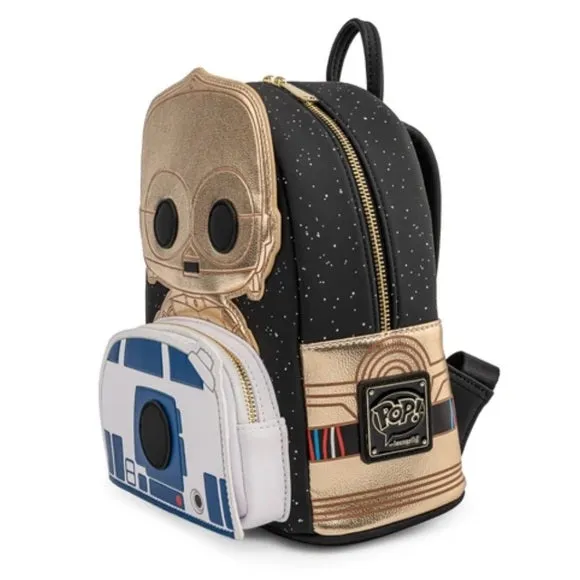 Star Wars Mini Backpack C-3PO / R2D2 Funko Pop! Loungefly