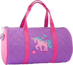 Stephen Joseph Quilted Duffle Unicorn